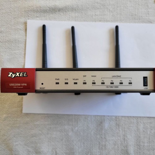 Zyxel USG20W-VPN Business Firewall like new, pack of 2 units