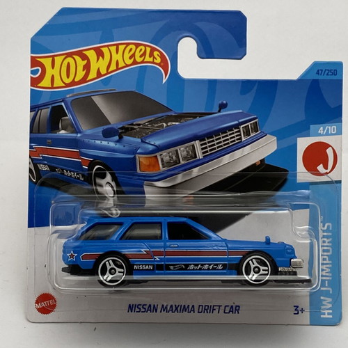 Nissan Maxima Drift Car Hot Wheels 1:64 Blue new