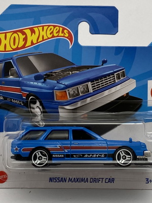 Nissan Maxima Drift Car Hot Wheels 1:64 Blue new