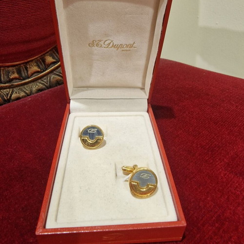 Dupont gold-plated cufflinks like new