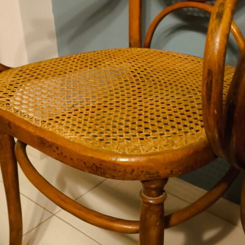 Viennese Thonet style chairs used, set of 2