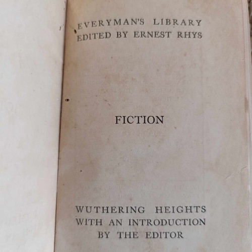Wuthering Heights used, 1907 hardcover classic by Emily Brontë
