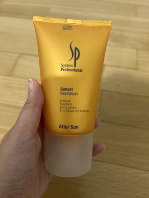 Wella hair treatment used for after sun