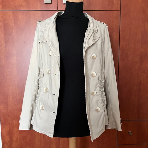 DIXIE beige trench coat used, size S-M