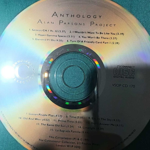 Anthology Alan Parsons Project CD like new
