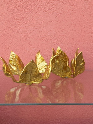 Brass decorative leaves used