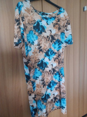 Elastic dress Greek made new, multicolored