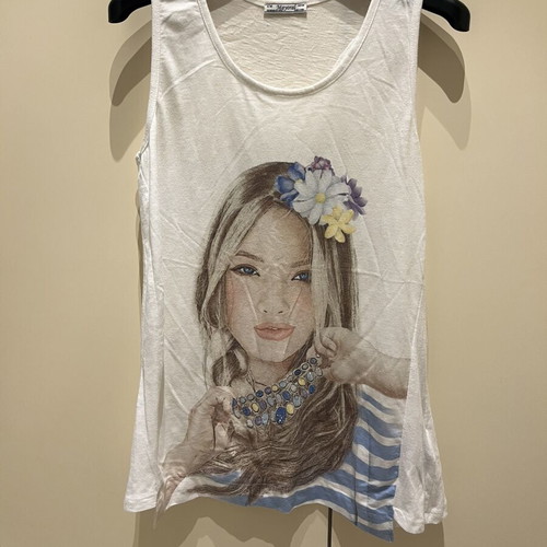Mayoral girls' top size 16 like new, cotton, colorful