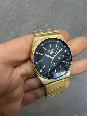 Seiko 5 Automatic Vintage 6319-6090 watch used, 1984, 37mm