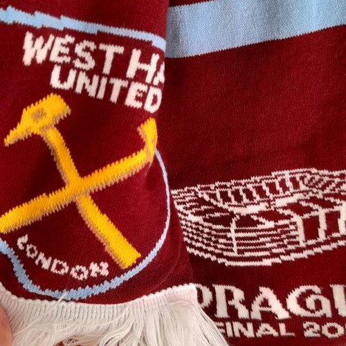 West Ham scarf new, from last year's final in Prague