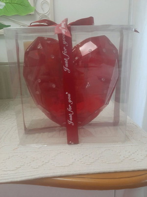 Decorative heart with light new, battery or USB powered