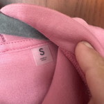 Guess short women's hoodie like new, pink, size S/M