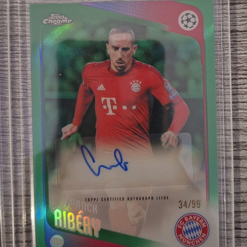 Franck Ribéry Auto Card Limited Edition 34/99