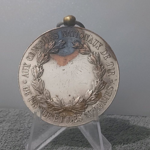 Medal used National Shooting Competitions France bronze 33.72g