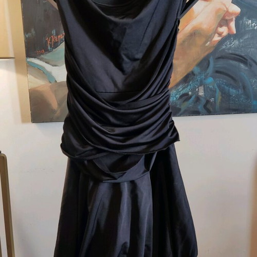 Mini Veloudakis dress black like new, size small