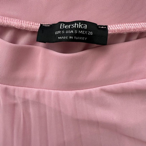 Bershka skirt pink soft like new, size S