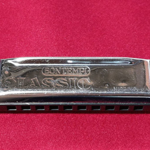 Bontempi Classic harmonica used with metal cover, 10 holes