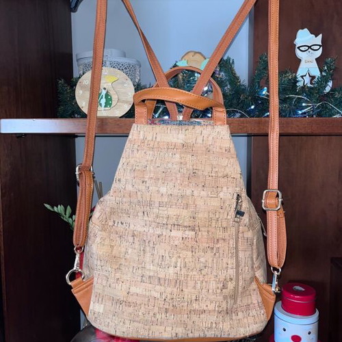 Backpack cork colorful, new