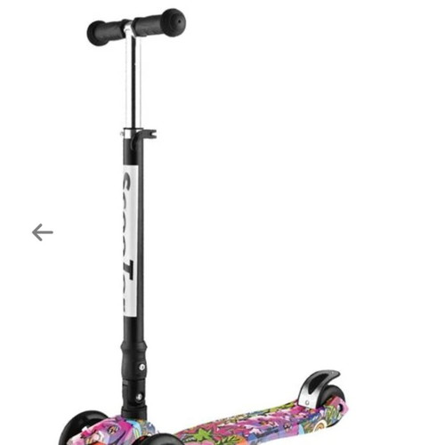 Aluminum Lean&Steer Folding Scooter used, colorful