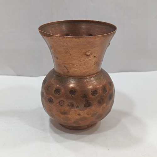 Handmade Copper Vase vintage like new, hammered art