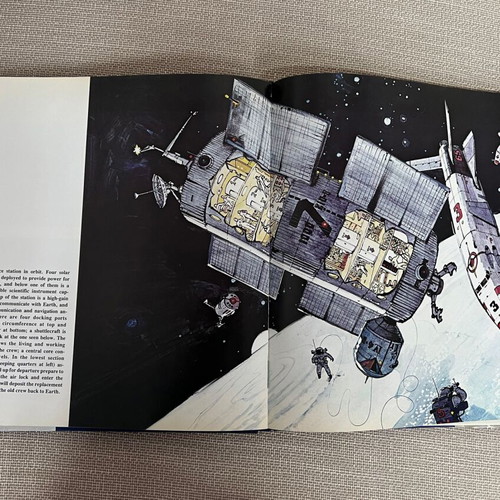 Our World In Space used book by Robert McCall and Isaac Asimov