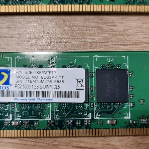 TwinMos DDR2 PC2 5300 Ram Memory 3GB like new, 3 pieces