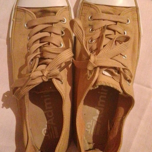 Admiral men's sneakers used size 43 yellow orange