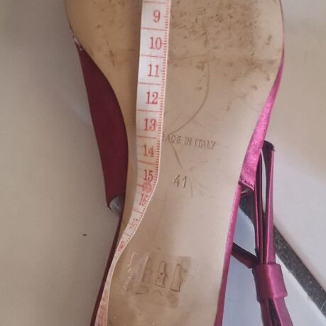 Intrend Max Mara satin low heel shoes size 40 like new, pink