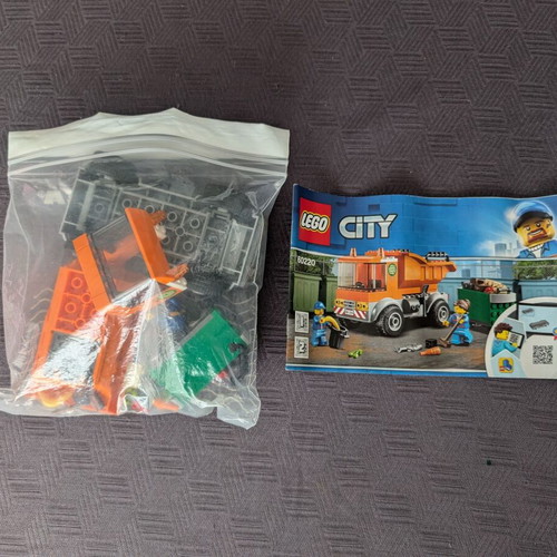 Lego 60220 Garbage Truck μεταχειρισμένο, με οδηγίες, του 2019