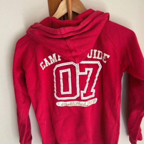 Red hoodie size S like new