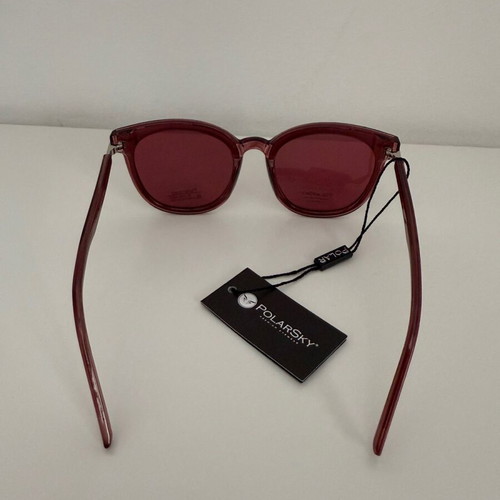 PolarSky polarized sunglasses new, red and purple