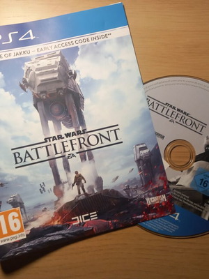 Star Wars Battlefront PS4 game used with insert artwork