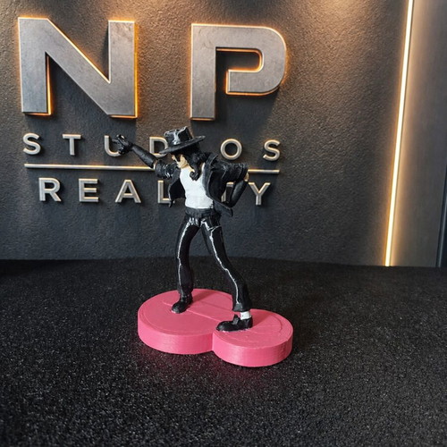 King of Pop figure new, 12 cm height