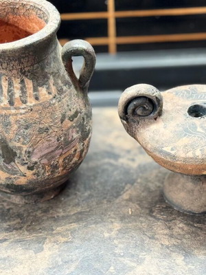 Decorative ceramic vessels used in ancient Greek style