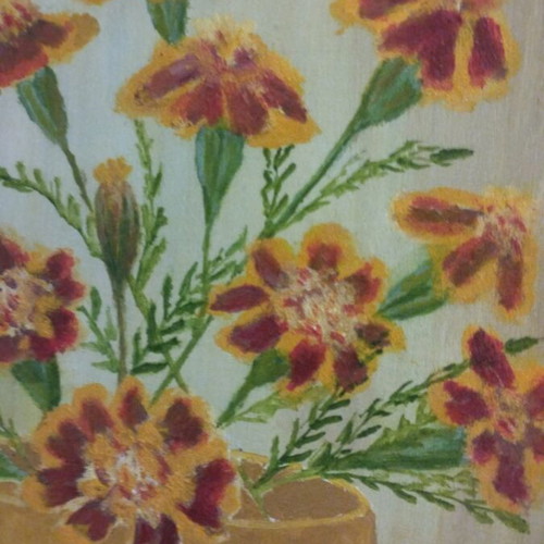 Vintage painting used 30x25 1987
