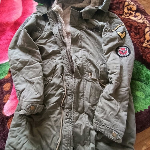 Black Number men's military jacket size S like new