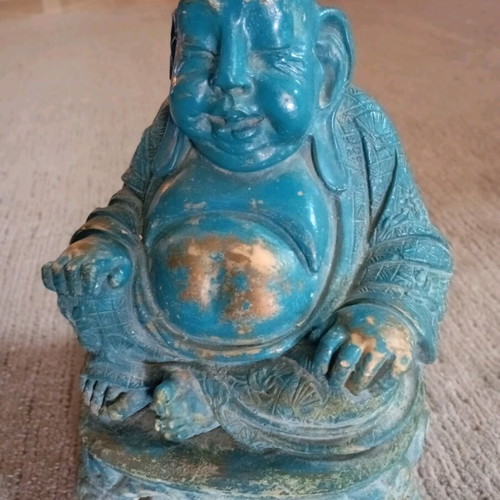 Buddha statue used, stone material, 1980s