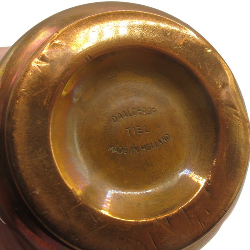 Vintage copper vase Daalderop Tiel used, Holland 1950–1970