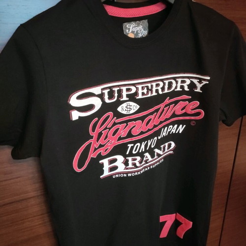 Superdry T-shirt black size XL like new