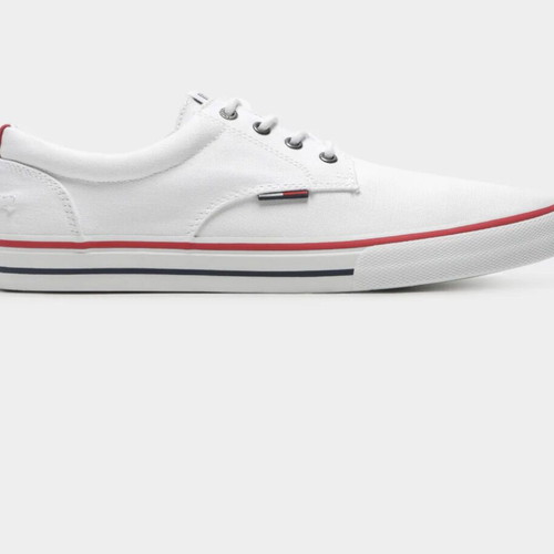 Tommy Jeans Low Cut Textile Trainers new, white, size 41