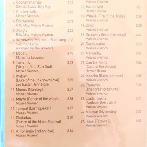 Yma Sumac Greatest Hits 27 CD