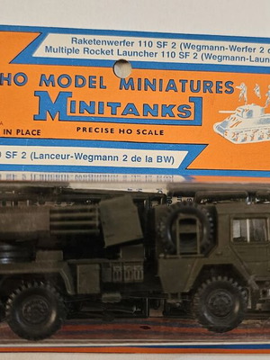 Roco Minitanks Z-336 Multiple Rocket Launcher 110 SF2 HO 1:87 new vintage