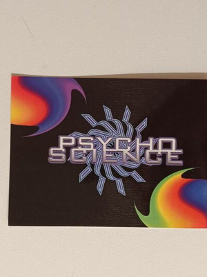 Psycho Science Vintage Party Flyer like new