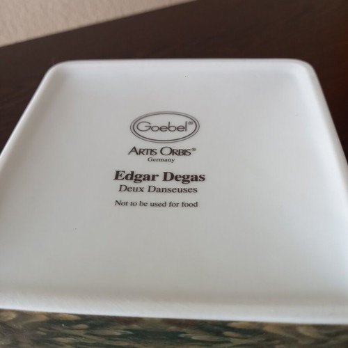Goebel porcelain jewelry box Edgar Degas like new