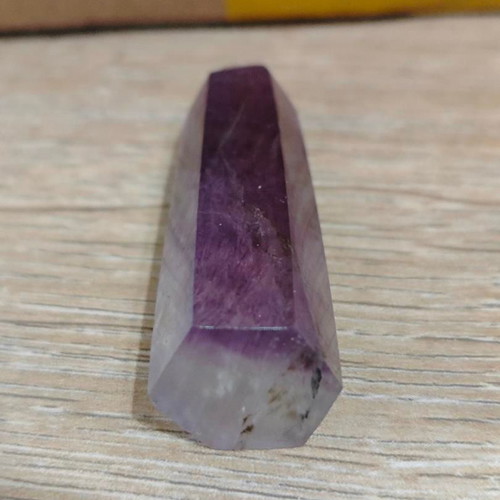 Amethyst obelisk natural processed, like new
