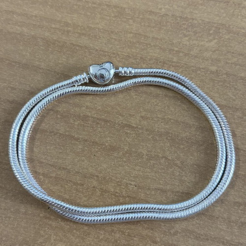 Pandora snake necklace, 45 cm, silver