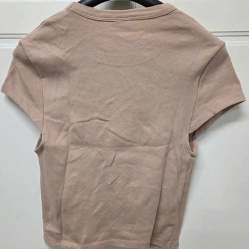 Bershka women's t-shirt L beige like new