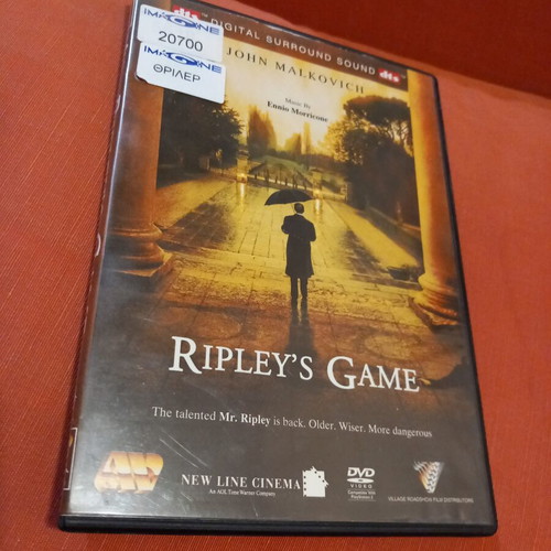 Ripley's Game DVD thriller with subtitles