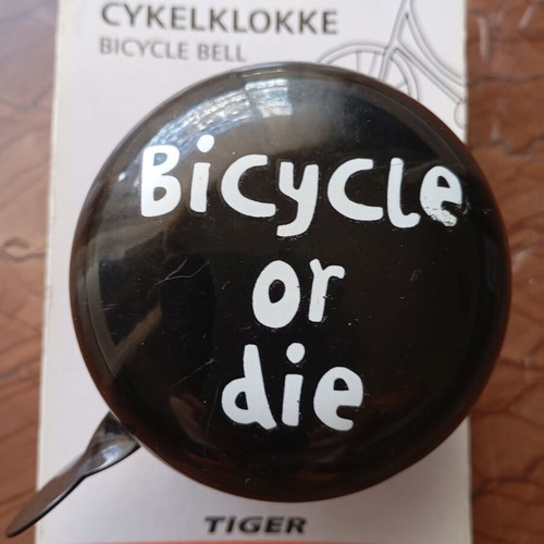Tiger Bicycle Bell new from Belgium, diameter 8 cm