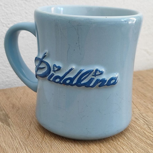Diddlina Diddl Mug vintage used with 3D design